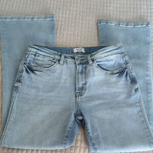 Kensie Vintage Luxe Mini Bootcut Light Wash Jeans
